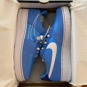 Brand new in box Nike Air Force 1 ‘07 LV8 University Blue/White